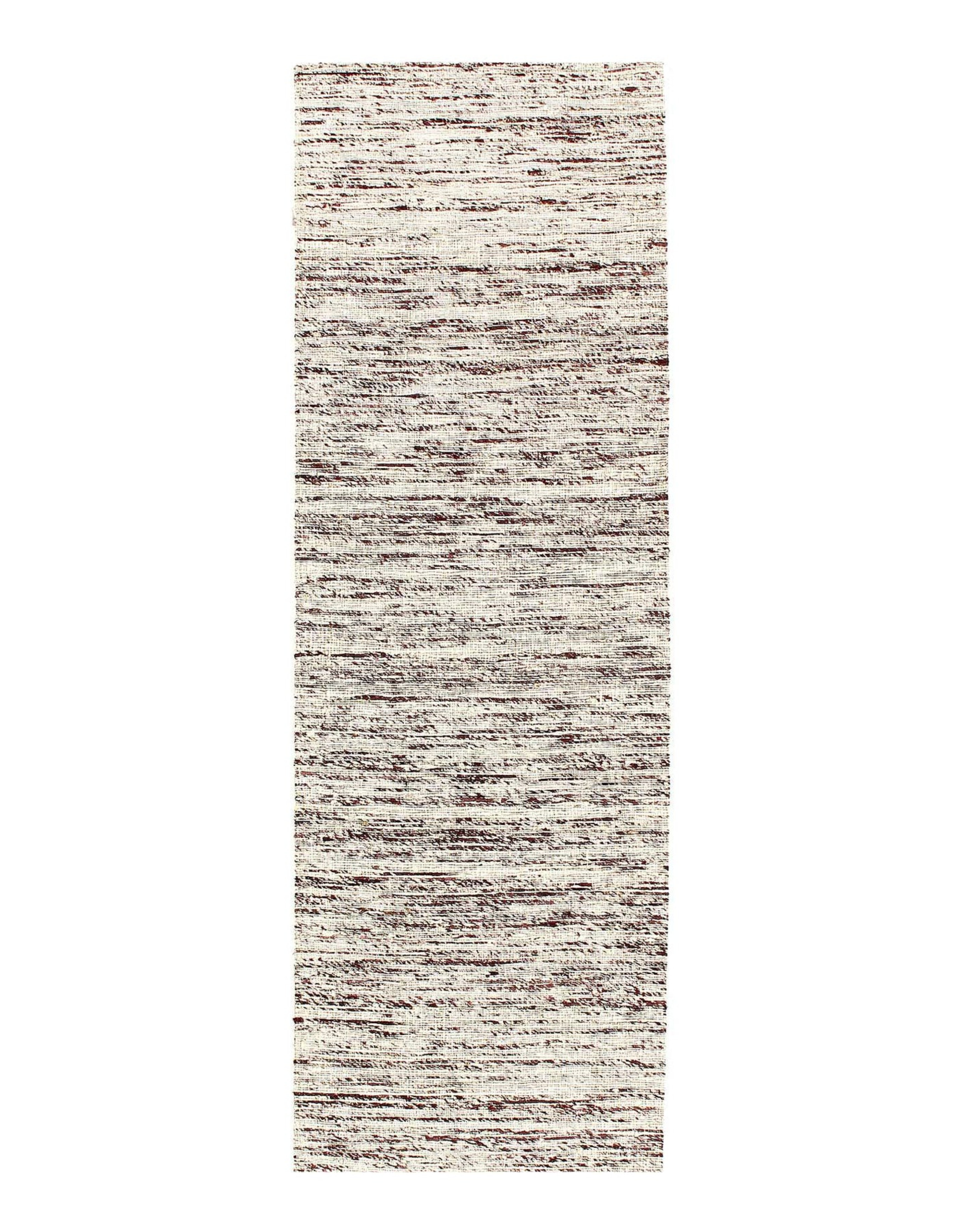 Isabelline Abstract Handmade Flatweave Runner 1'11