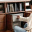 bibliothèque basse de style européen-1040163962