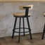  Tabouret de comptoir pivotant Astrid-1809664401