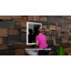 AQUADOM Edge l 96 po x H 32 po, miroir mural de salle de bain avec gradateur, désembueur, commande tactile, rétroéclairé et installation frontale, verticale ou horizontale.-92499963