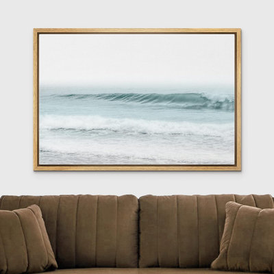 Coastal Beach " Ocean Wave On Washed Out Beach Nature "