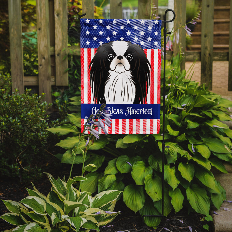 Drapeau de jardin Leighanne, Épagneul japonais