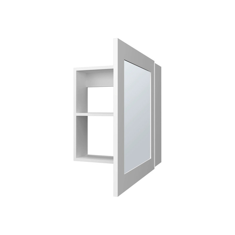 Pharmacie avec miroir inclus, Blanc