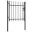 Barrière en métal noir-72101635-72101639