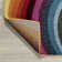 Connor-Joe Abstract Swirl Red/Yellow/Blue Rug