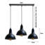 Lavaca 3 - Light Black Pendant
