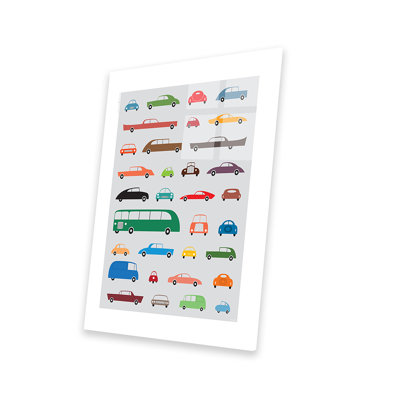 «Cars» par TomasDesign, impression sans cadre