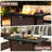 43" Rectangle Metal Propane Smokeless Fire Pit Table