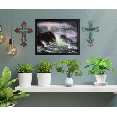Framed Wall Art Lighthouse You Are 14x11