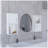 Oba 2-Pc Wall-Mounted Bathroom Medicine Cabinet With Open And Closed Storage-560096580