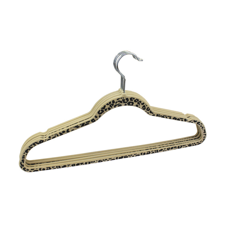 Cintre standard en velours antidérapant pour enfants pour robe / chandail / chandail