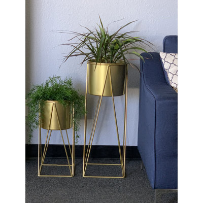 Handmade Metal Pot Planter