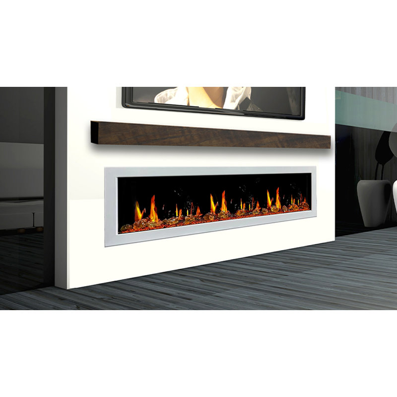 Foyer électrique Gloria II de 48 po - Liedeer Homes, Blanc, 78 inch