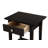 Dalton Nightstand-End Table with One Drawer Black-34342769