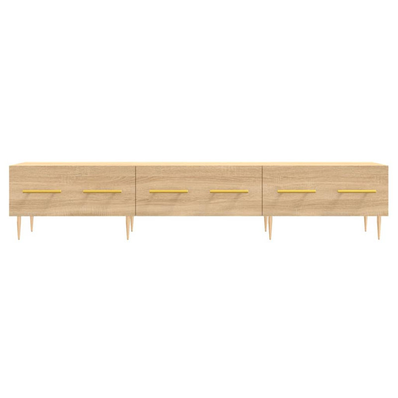Meshia TV Stand for TVs up to 65", Sonoma Oak