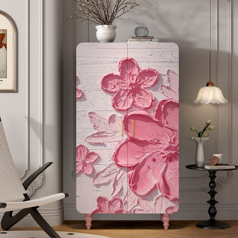 Simple Pink Flower Wardrobe