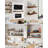 Earnhardt Painted Wood Floating Shelves, Bathroom Wall Shelves 2 Inches Thick-1211697359-1211697345