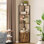 Corner Bookcase, 5-Tier Corner Storage Cabinet