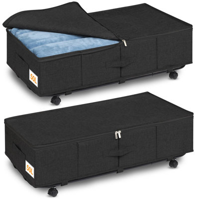Ebern Designs Fabric Underbed Storage