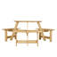 Outdoor 6 person picnic table-1736229334