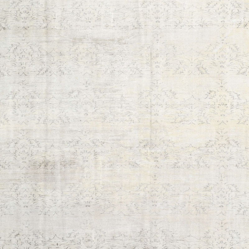 Tapis ivoire/gris, Carré 6 pi