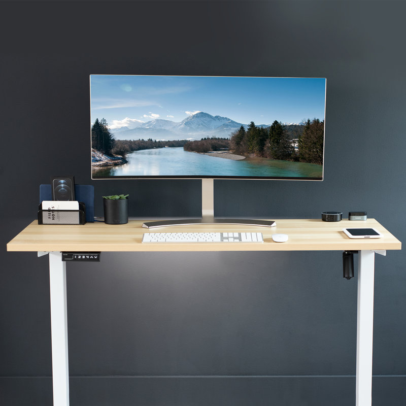 VIVO 55'' x 24'' Light Wood Particle Board Table Top