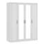 4 Door Wardrobe with Mirror-1904197910