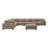 Aroonshire Large Modular Corduroy Upholstered Sectional-1009040453