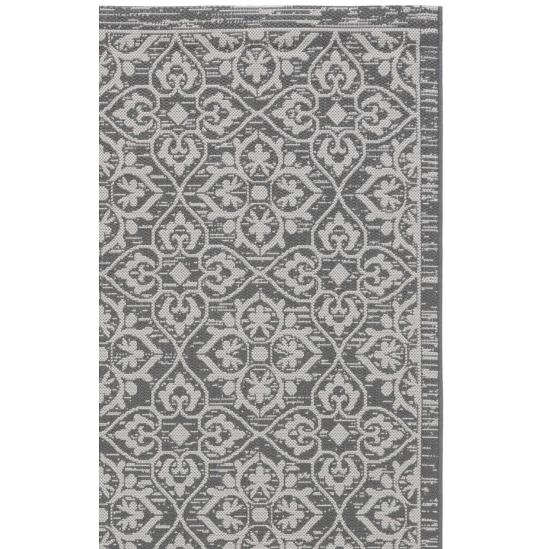Tapis intérieur / extérieur Alejando Performance Damask, Rectangle 5 pi 3 po x 7 pi 7 po