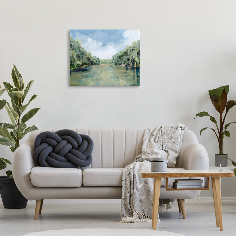 Toile réfléchissante Serene Nature, design par Meredith Howse, H 24 po x l 30 po