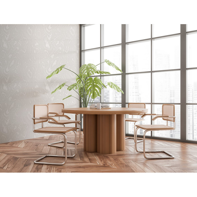 Burlwood - Grey White Wood Wallpaper