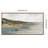 20x40 Canvas Wall Art Featuring a Sandy Shore, Green Hills and Blue Ocean - Coastal Wall Art-1206596564