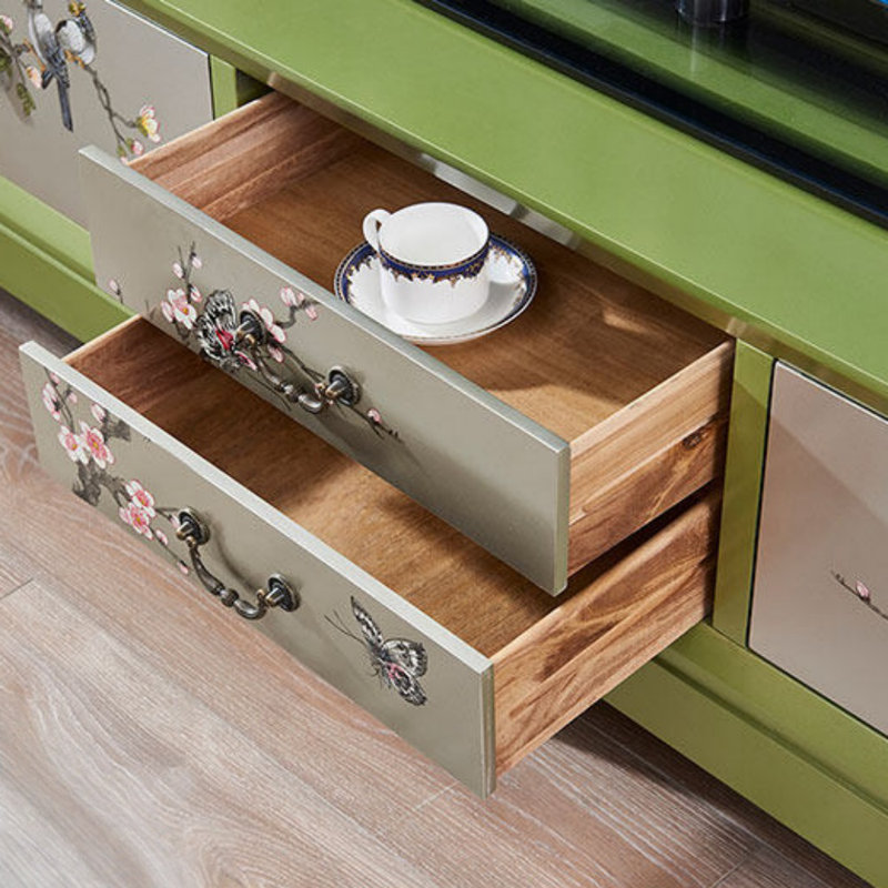 Creative Green TV Stand