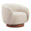 Chaise pivotante beige