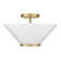 Hashimoto 3-Light Convertible Semi-Flush or Pendant 