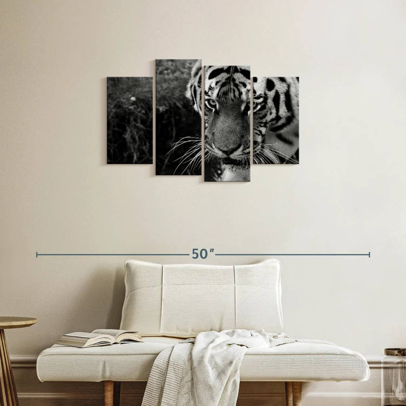 Tigre noir et blanc Brampt