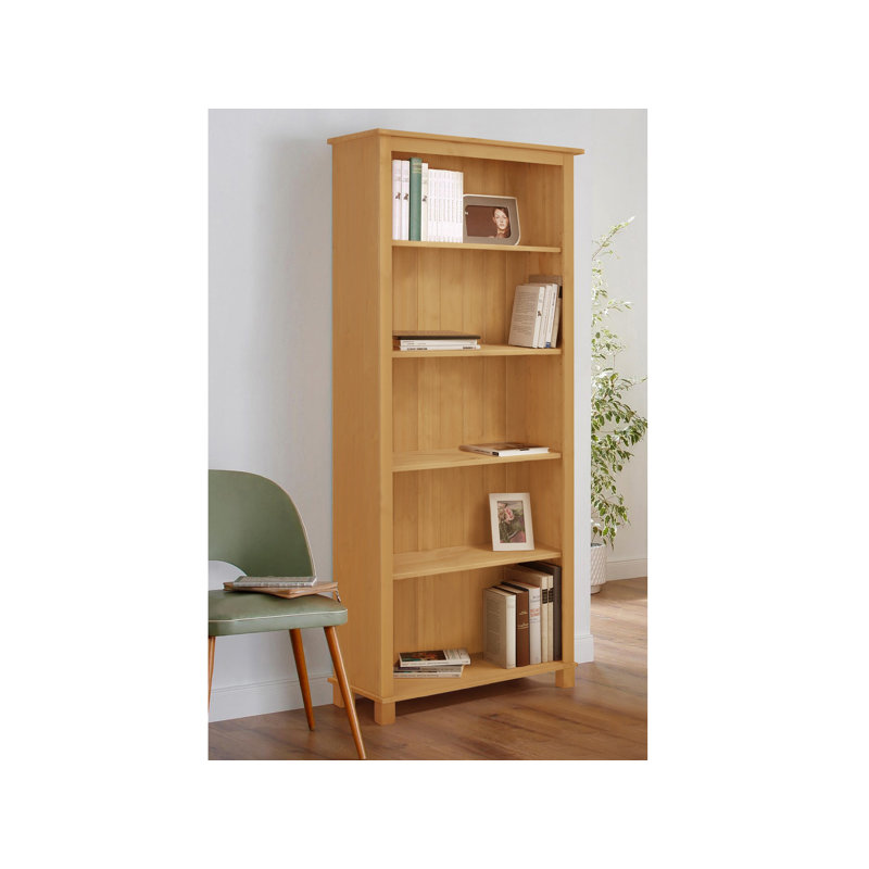 Abhijeet Solid Wooden Bookcase H:171 W:77 cm, Brown