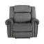 Ensemble de canapés inclinables électriques 3 pièces, canapé et causeuse confortables en peluche, chargement USB, revêtement en bois massif gris anthracite, meubles de salon-673537668-673537669