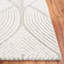 Tapis gris / beige en laine / coton touffeté à la main Johnya-2041737355