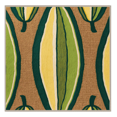 Washable Wampee Fruits Area Rug