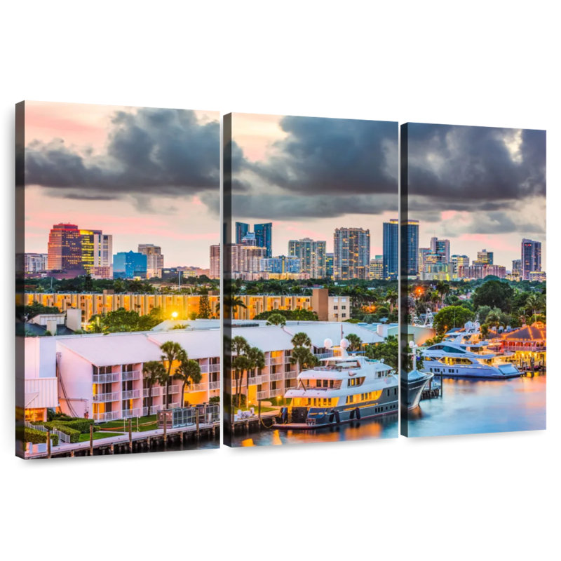 Nicci Fort Lauderdale City, H 36 po x l 57 po