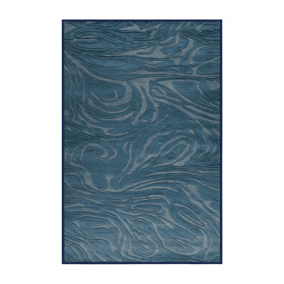 Tapis abstrait gris lavable à la machine