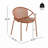 Outdoor Patio Stackable Chairs-485744593