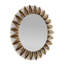 Goldie Round Iron Mirror