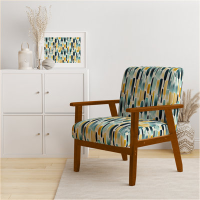 Chaise à accoudoirs rembourrée Green Adn