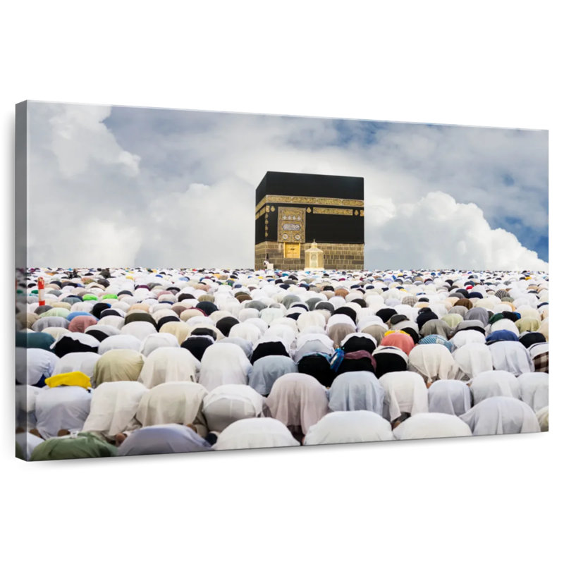 Kaaba Praying Pilgrims