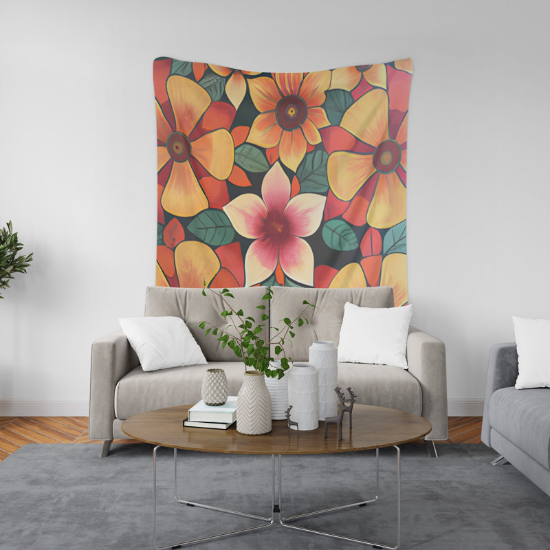 Tapisserie murale, H 88 po x l 104 po