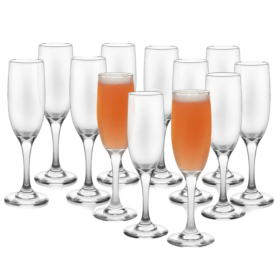 Libbey Catawba Flute Glasses (Set of 12) Libbey