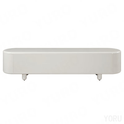 Console de meuble télé ultrabrillant - blanc