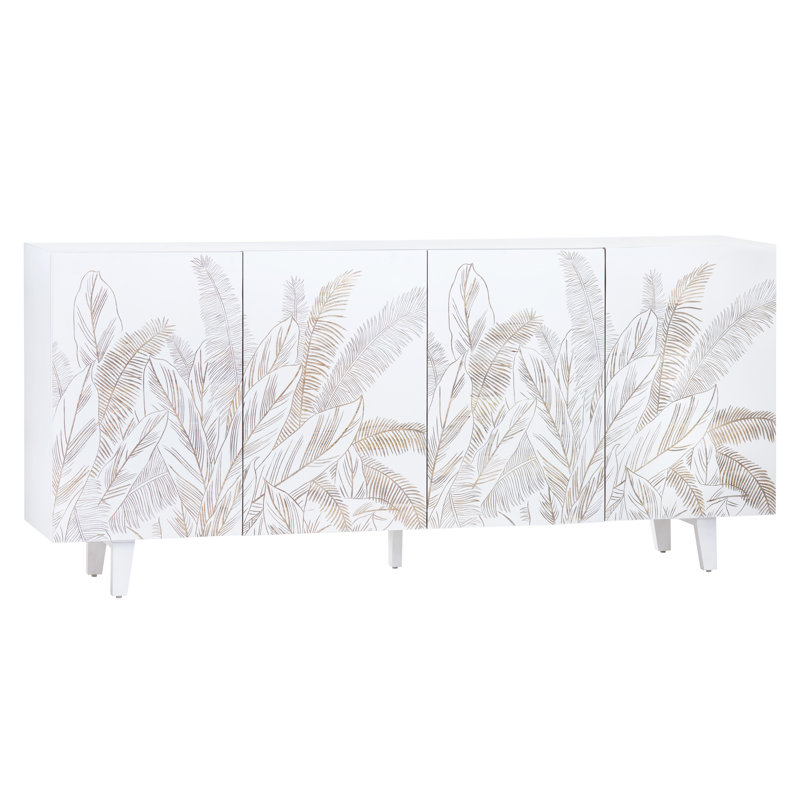 4 Door Media Credenza_Sideboard
